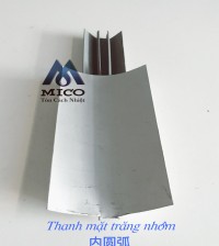 Thanh mặt trăng nhôm, Bo góc trong mặt trăng