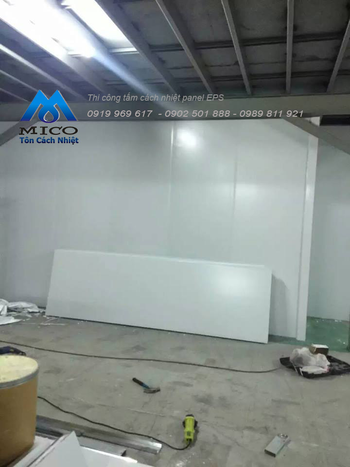 Công ty Mico thi công tấm cách nhiệt panel EPS 3