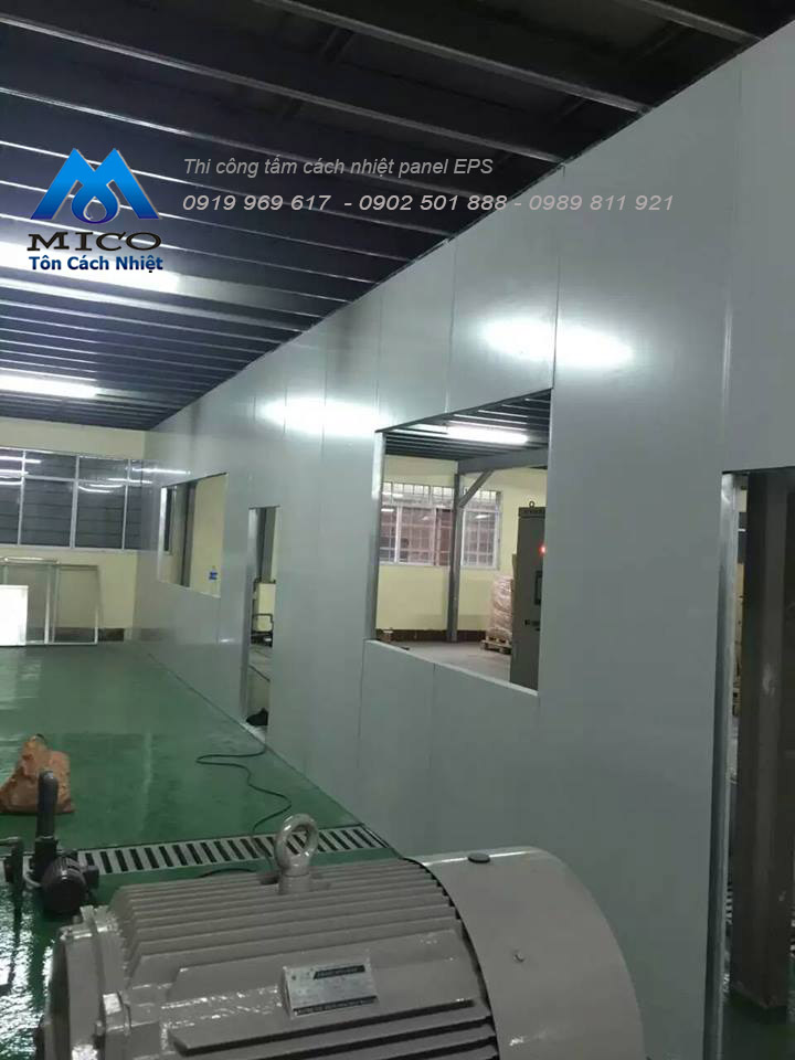 Công ty Mico thi công tấm cách nhiệt panel EPS 5