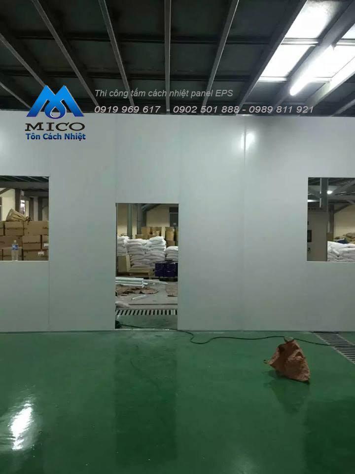 Công ty Mico thi công tấm cách nhiệt panel EPS 7