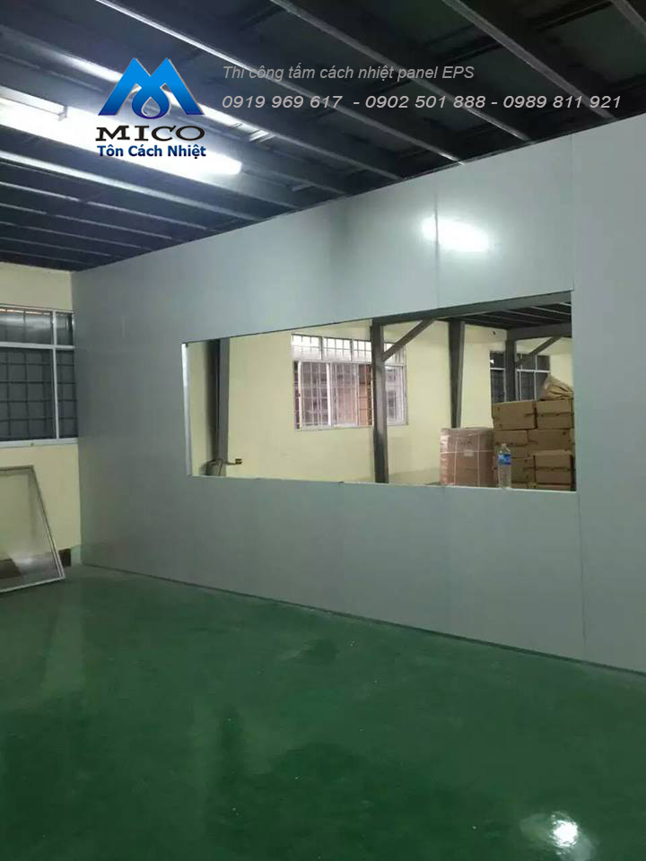 Công ty Mico thi công tấm cách nhiệt panel EPS 8