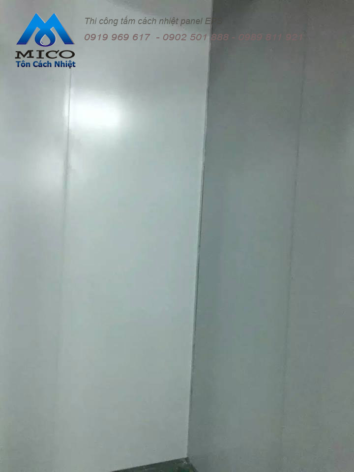 Công ty Mico thi công tấm cách nhiệt panel EPS 9