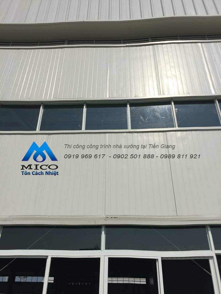 Thi công công trình nhà xưởng tại tiền giang 3
