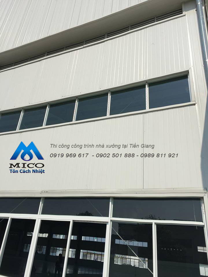 Thi công công trình nhà xưởng tại tiền giang 5