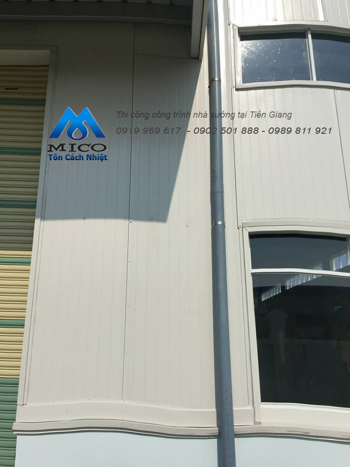 Thi công công trình nhà xưởng tại tiền giang 6