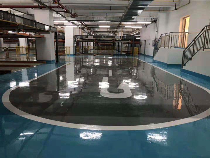 son san epoxy xanh duong epoxy blue 1 toncachnhietmico com vn