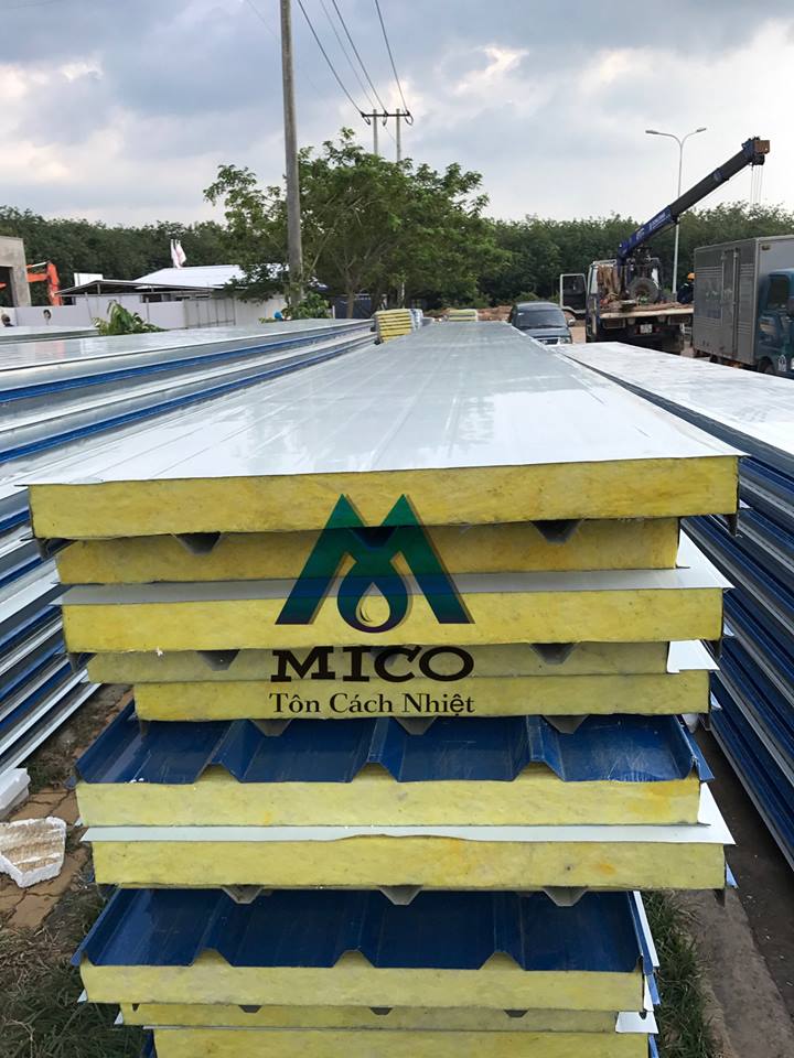 Panel EPS mái, Tôn xốp EPS cách nhiệt 1