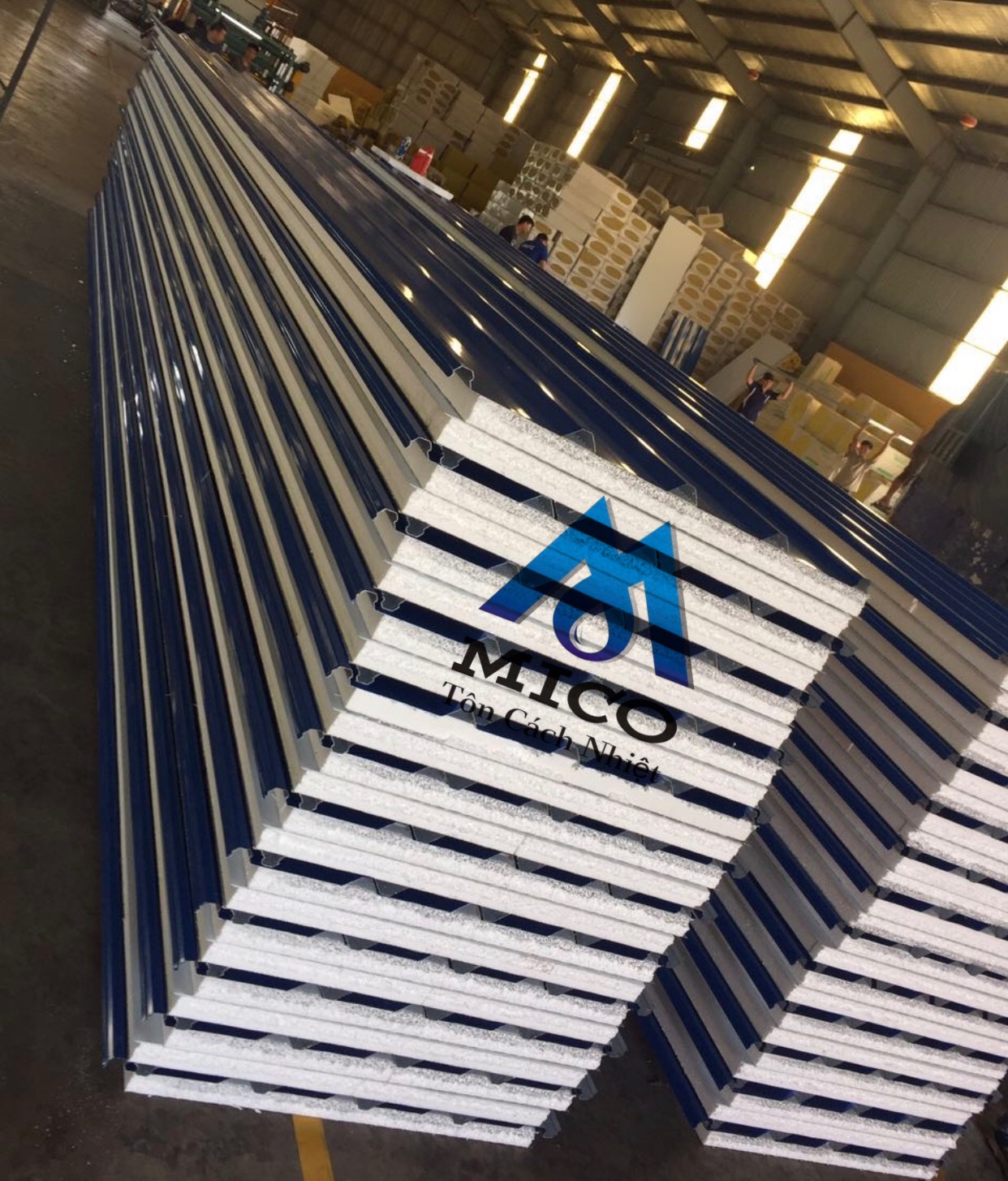 Panel EPS mái, Tôn xốp EPS cách nhiệt