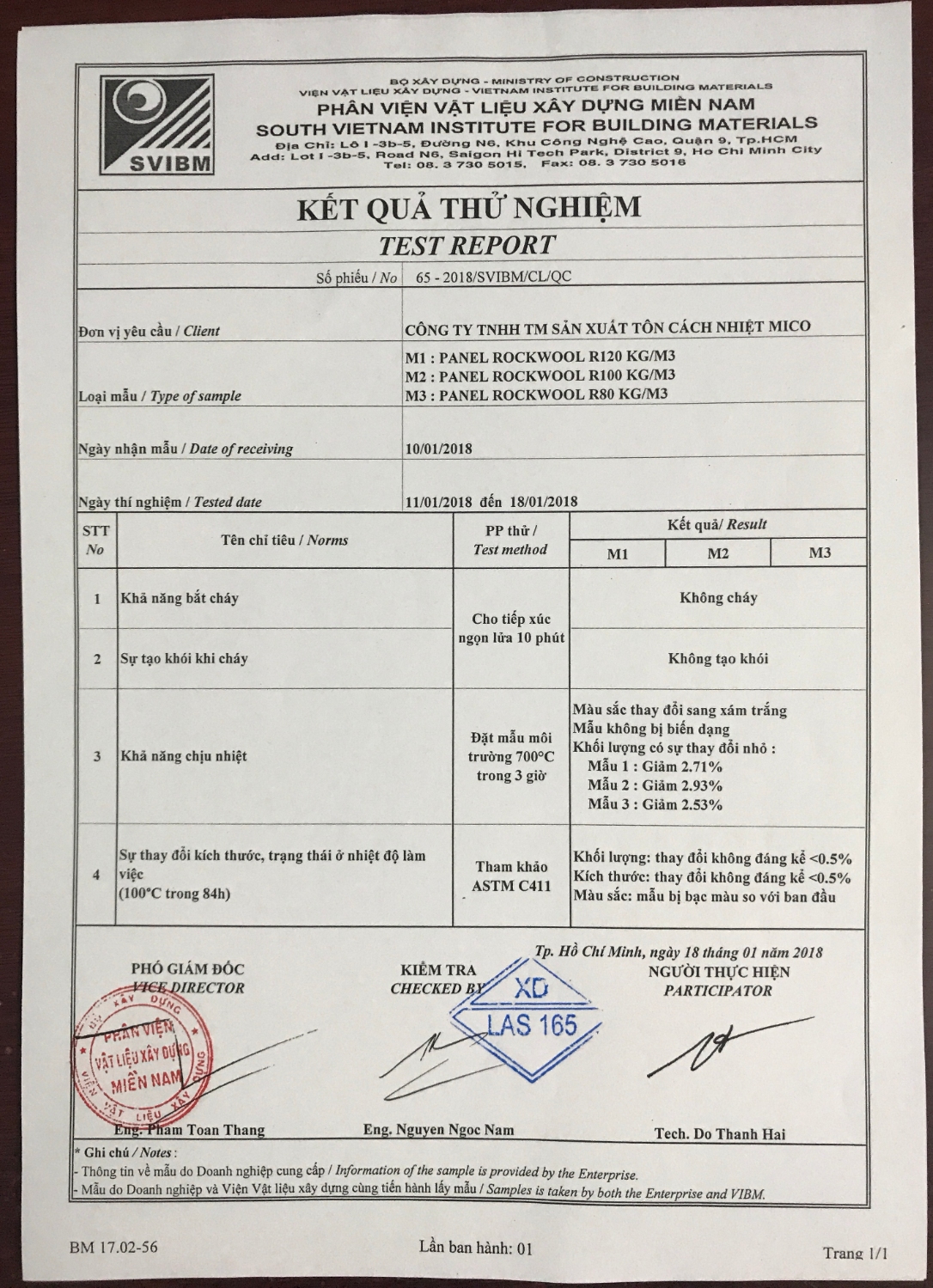 chung chi chong chay panel rocwool toncachnhietmico